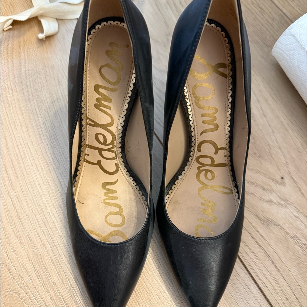 Sam Edelman Black Heels